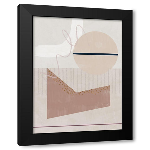 Succor Black Modern Wood Framed Art Print with Double Matting by Urban Road
