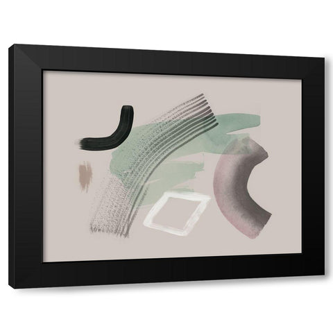 Crescendo Black Modern Wood Framed Art Print with Double Matting by Urban Road