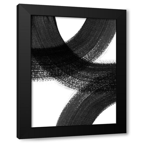 Formation II Black Modern Wood Framed Art Print with Double Matting by Urban Road