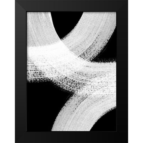 Provocation II Black Modern Wood Framed Art Print by Urban Road