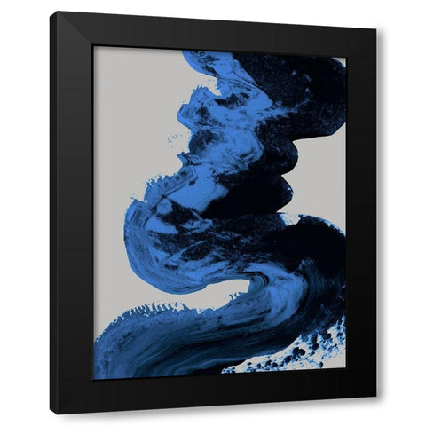 Midnight Mystery Black Modern Wood Framed Art Print with Double Matting by Urban Road