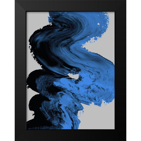 P_Winters Shadow Black Modern Wood Framed Art Print by Urban Road