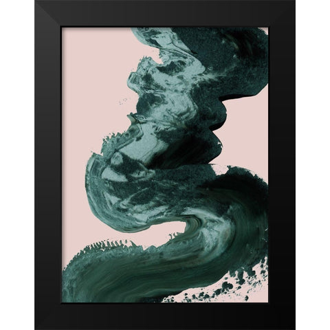 Into the Woods Black Modern Wood Framed Art Print by Urban Road