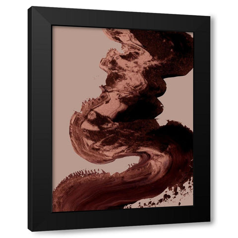 Pursue Black Modern Wood Framed Art Print by Urban Road