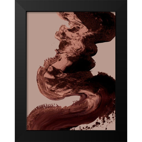 Pursue Black Modern Wood Framed Art Print by Urban Road