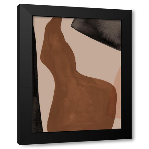 Adorn Black Modern Wood Framed Art Print with Double Matting by Urban Road