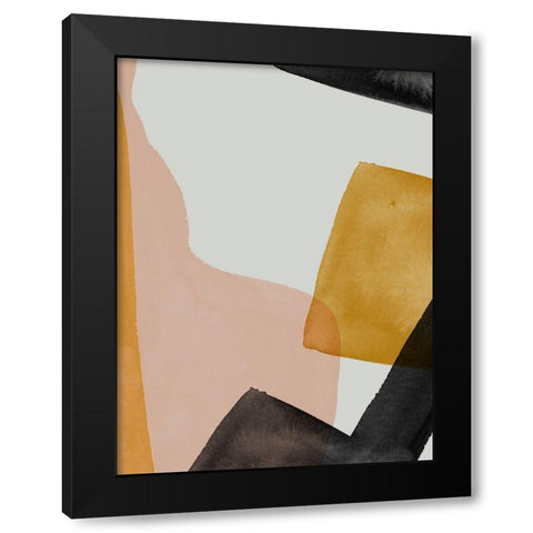 Gild Black Modern Wood Framed Art Print by Urban Road