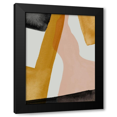 Aurify Black Modern Wood Framed Art Print with Double Matting by Urban Road