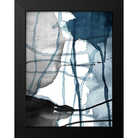 Eternal Winter Black Modern Wood Framed Art Print by Urban Road