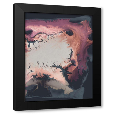 Fantasia Black Modern Wood Framed Art Print with Double Matting by Urban Road