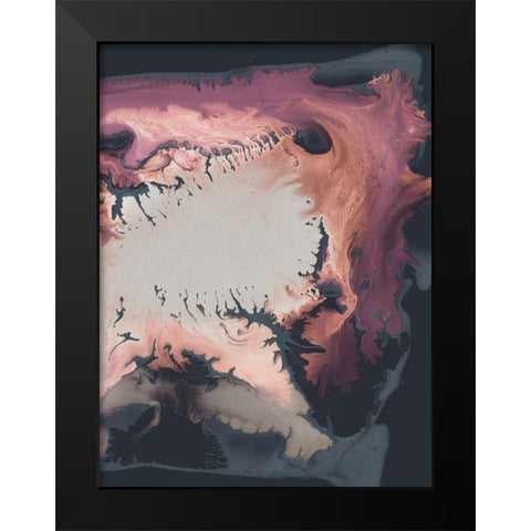 Fantasia Black Modern Wood Framed Art Print by Urban Road