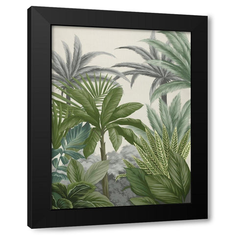 Las Palmas III Black Modern Wood Framed Art Print by Urban Road