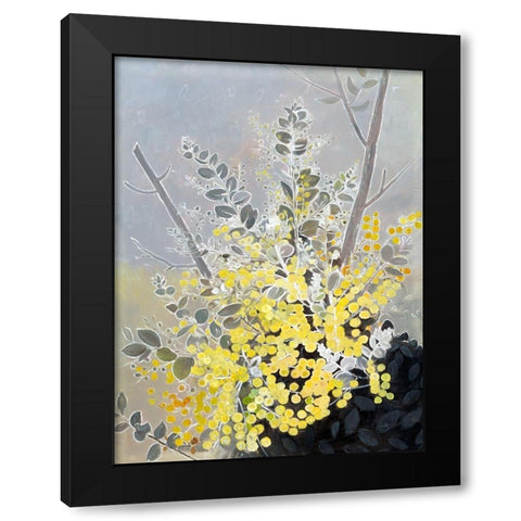 Acacia Black Modern Wood Framed Art Print by Urban Road