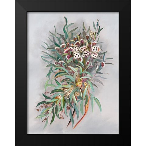 Gumnut Black Modern Wood Framed Art Print by Urban Road