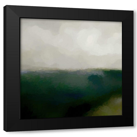 Brumlow Top Black Modern Wood Framed Art Print with Double Matting by Urban Road