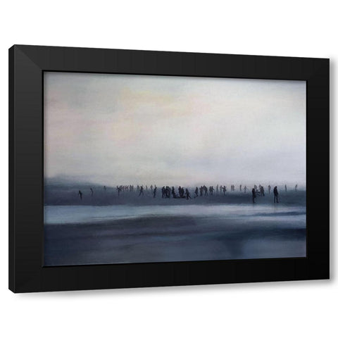 Sound of SIlence Black Modern Wood Framed Art Print with Double Matting by Urban Road