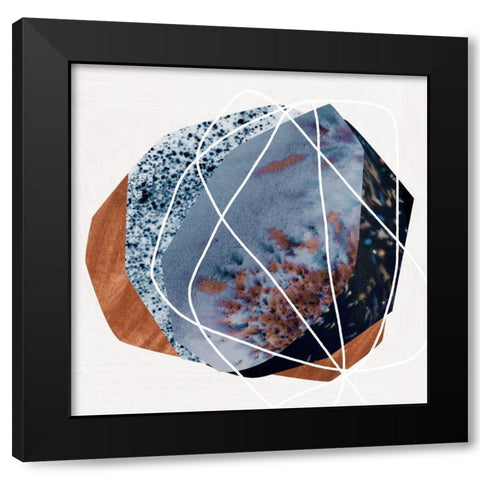 Jasper Black Modern Wood Framed Art Print by Urban Road