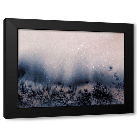 Southern Cross Black Modern Wood Framed Art Print by Urban Road