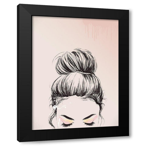 Sophia  Black Modern Wood Framed Art Print by Urban Road