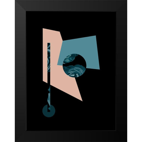 Factor Poster Black Modern Wood Framed Art Print by Urban Road