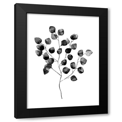 Silver Dollar Black Poster Black Modern Wood Framed Art Print with Double Matting by Urban Road