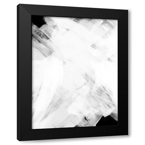 Storm Poster Black Modern Wood Framed Art Print by Urban Road