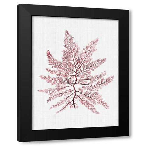 Bermuda Blush Poster Black Modern Wood Framed Art Print by Urban Road