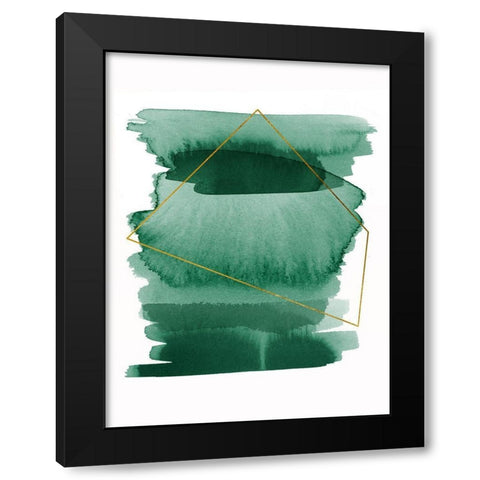 Greenset Poster Black Modern Wood Framed Art Print with Double Matting by Urban Road