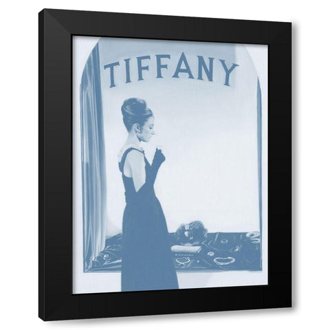 Tiffany Dusk Poster Black Modern Wood Framed Art Print by Urban Road