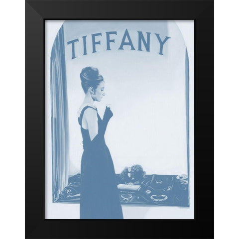 Tiffany Dusk Poster Black Modern Wood Framed Art Print by Urban Road