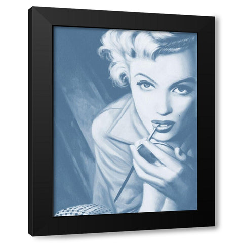 Marilyn Dusk Poster Black Modern Wood Framed Art Print with Double Matting by Urban Road