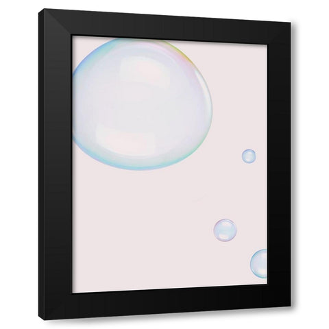 Effervescence Poster Black Modern Wood Framed Art Print with Double Matting by Urban Road