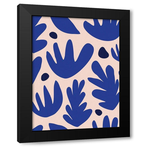 Bluebell Poster Black Modern Wood Framed Art Print by Urban Road