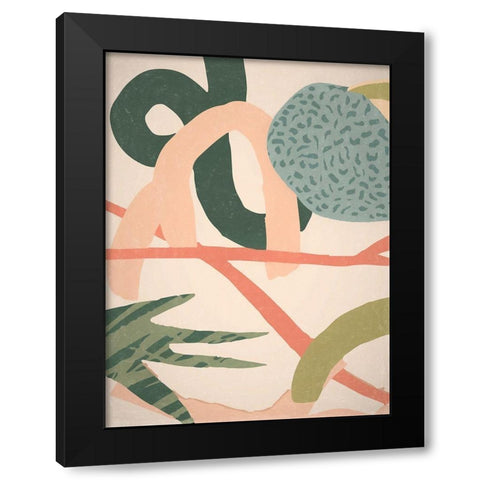 Tropical Oasis II Poster Black Modern Wood Framed Art Print with Double Matting by Urban Road