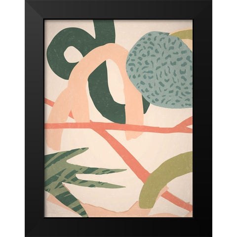 Tropical Oasis II Poster Black Modern Wood Framed Art Print by Urban Road