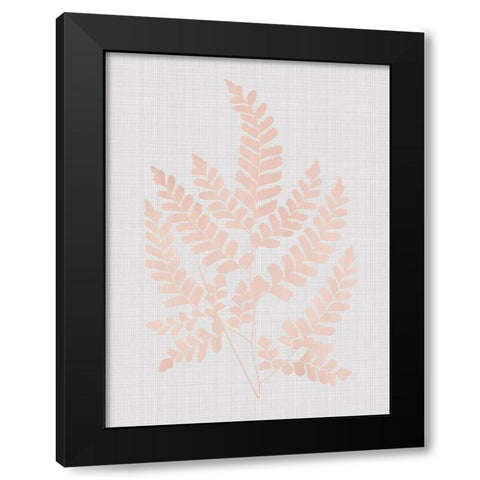 Chestnut Blush Poster Black Modern Wood Framed Art Print with Double Matting by Urban Road