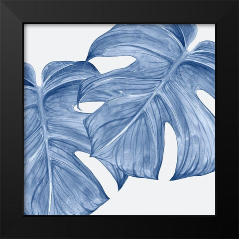 Royal Monstera I Black Modern Wood Framed Art Print by Urban Road