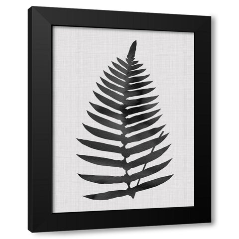 Beech Black Poster Black Modern Wood Framed Art Print with Double Matting by Urban Road