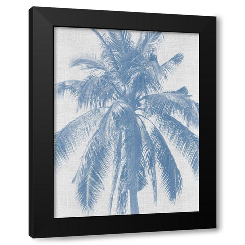 Denim Palms I Poster Black Modern Wood Framed Art Print by Urban Road