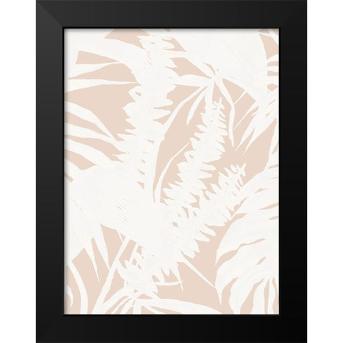 Neutral Palms II Poster Black Modern Wood Framed Art Print by Urban Road