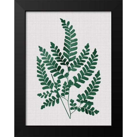 Chestnut Green Poster Black Modern Wood Framed Art Print by Urban Road