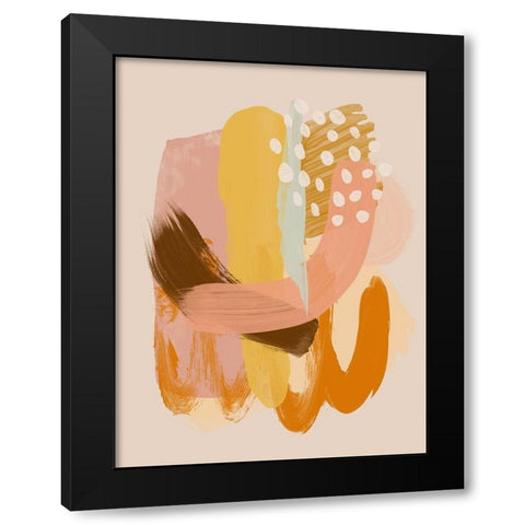 A Golden Mood Poster Black Modern Wood Framed Art Print with Double Matting by Urban Road