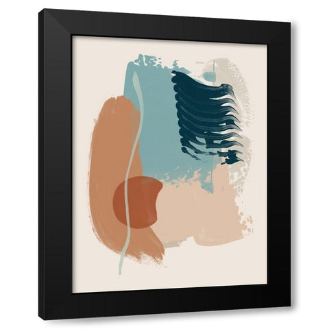 Peaceful Perspective Poster Black Modern Wood Framed Art Print by Urban Road