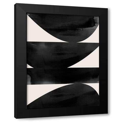 Totem I  Black Modern Wood Framed Art Print with Double Matting by Urban Road