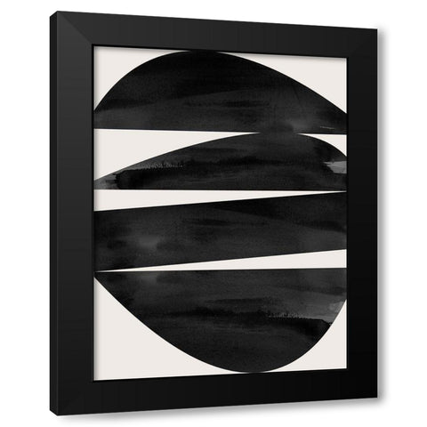 Totem II  Black Modern Wood Framed Art Print with Double Matting by Urban Road