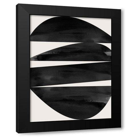 Totem II  Black Modern Wood Framed Art Print by Urban Road