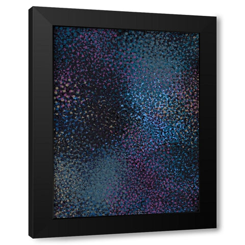 Starry Sky Poster Black Modern Wood Framed Art Print with Double Matting by Urban Road