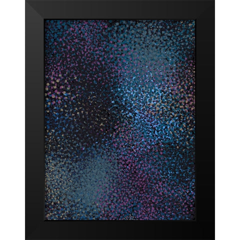 Starry Sky Poster Black Modern Wood Framed Art Print by Urban Road