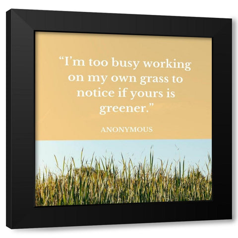 Artsy Quotes Quote: My Own Black Modern Wood Framed Art Print with Double Matting by ArtsyQuotes