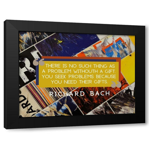 Richard Bach Quote: Gifts Black Modern Wood Framed Art Print by ArtsyQuotes